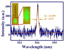 Whispering-gallery-mode based CH3NH3PbBr3 perovskite micr..